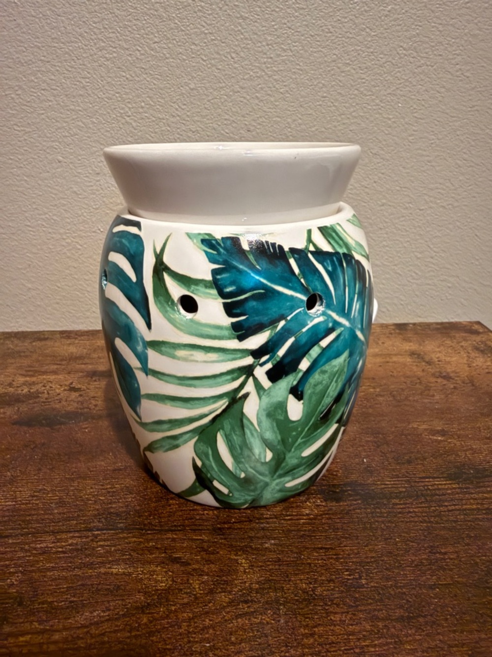 Rainforest fern Wax Warmer - Green